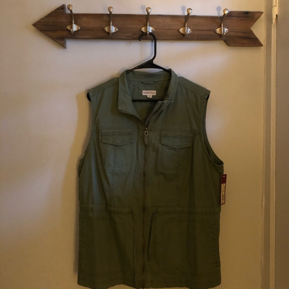 Merona Green Vest